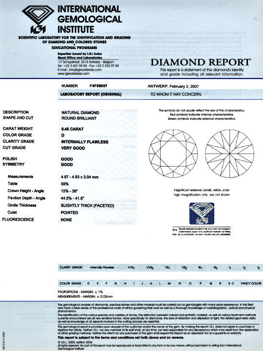 Foto 9 - Der Beste Diamant, IGI 0,45ct Lupenrein River D, D5770