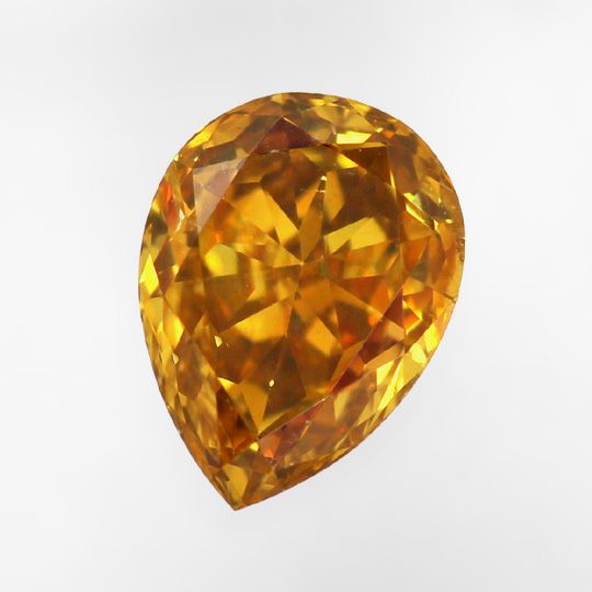 Foto 2 - 0,58ct Fancy Deep Yellow Orange SI2 Trofpen Diamant IGI, D6488
