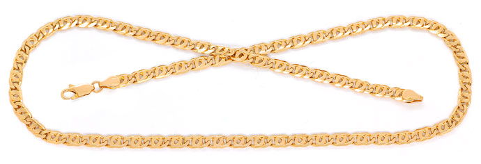Foto 1 - Pfauenauge Goldkette 50cm Lang aus massiv 585er Rotgold, K3094