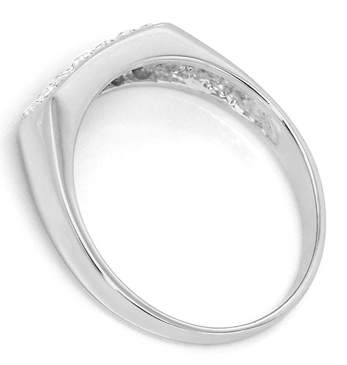 Foto 3 - Edler Weißgold-Ring mit 0,25ct Diamanten Pavee Gefasst, S3640