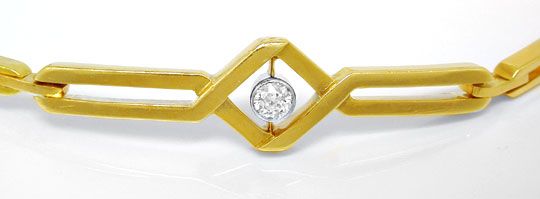 Foto 1 - Original Art Deco Diamant-Armband Rotgold-Platin, S8830