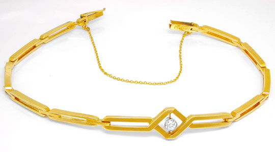 Foto 2 - Original Art Deco Diamant-Armband Rotgold-Platin, S8830